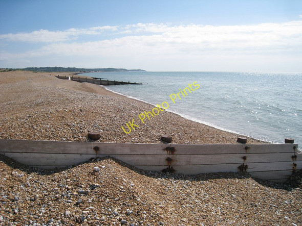 Photo 6"x4" Hythe Beach Hythe\/TR1634 c2010