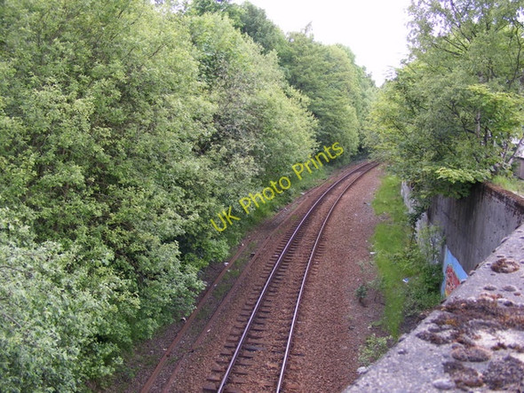 Photo 6"x4" The Paisley Canal railway line Paisley c2010