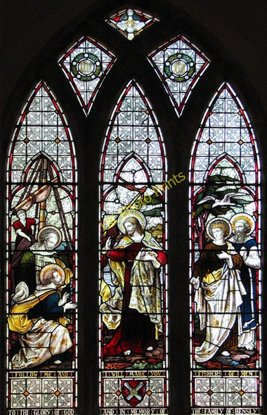 Photo 6"x4" St Andrew's church in Eaton - east window Cringleford c2010