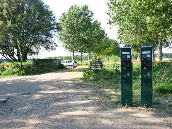 Photo 6"x4" New parking meters in Lady Anne's Drive, Holkham Gap Wells-Next-The-Sea c2010