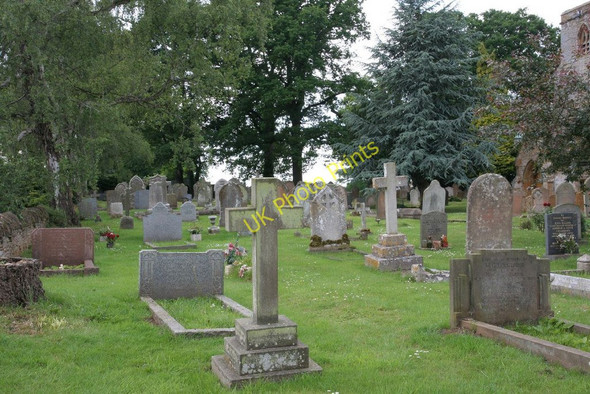 Photo 6"x4" Graveyard at All Saints Pitsford c2010
