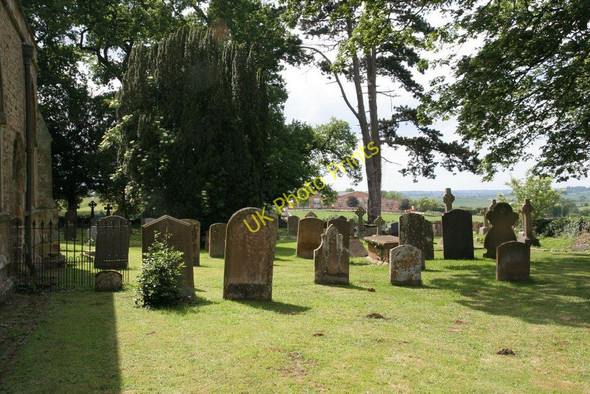 Photo 6"x4" Gravestones on the North side Pitsford c2010