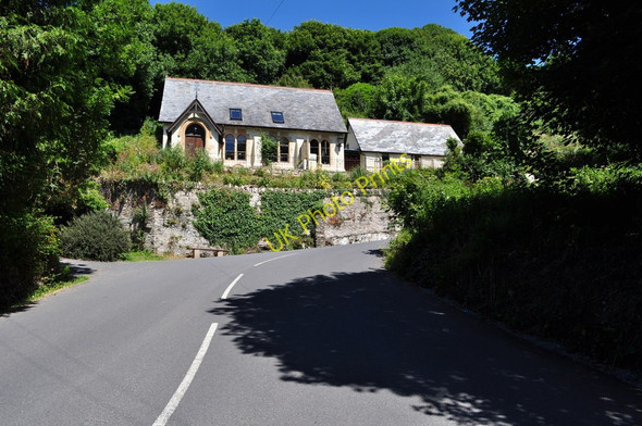 Photo 6"x4" Wesleyan Chapel and School House on the outskirts of Lee Ilfracombe c2010