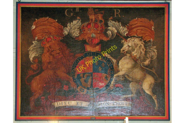 Photo 6"x4" Wymondham Abbey - royal arms Wymondham\/TG1101 c2010