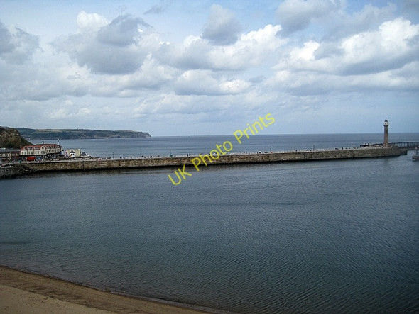 Photo 6"x4" West Pier (2) Whitby\/NZ8910 c2010