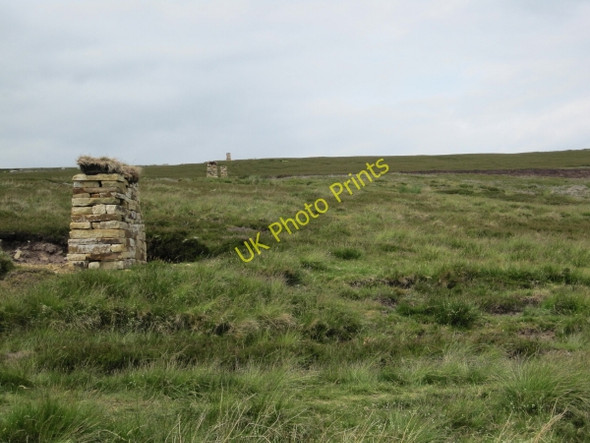 Photo 6"x4" Grouse Shooting Butt , Garry Slack Hangman Hill c2010