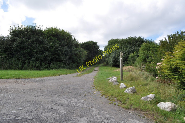 Photo 6"x4" A track leads off from the footpath at Little Shelfin Farm Trimstone c2010