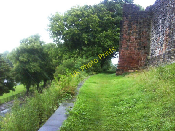 Photo 6"x4" Castle wall Carlisle c2010