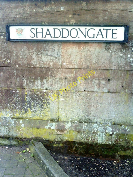 Photo 6"x4" Shaddongate benchmark Carlisle c2010