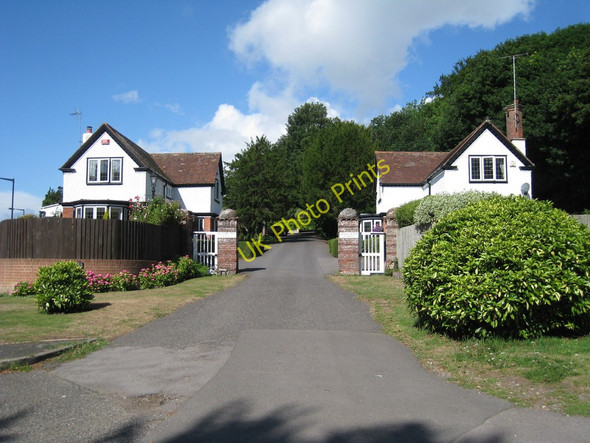 Photo 6"x4" Entrance Lodges at Kearsney Court Kearnsey c2010
