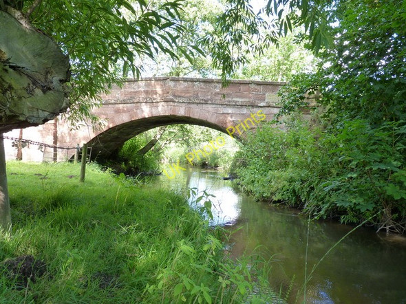 Photo 6"x4" Stableford bridge from the riverbank Stableford\/SO7598 c2010