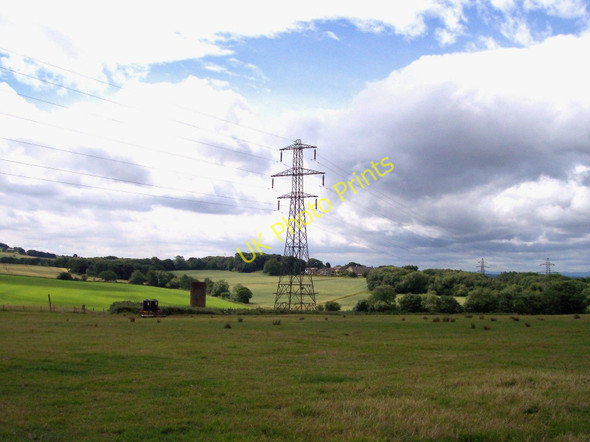 Photo 6"x4" Tontine tunnel vent and pylons near Higher Pimbo Higher End c2010