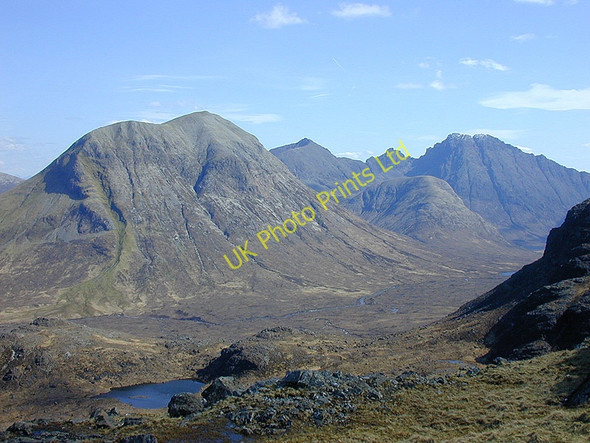 Photo 6"x4" View south east from Coire Riabhach Loch a' Choire Riabhaich\/NG4726 c2005
