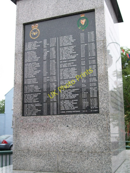 Photo 6"x4" The second tablet on the Newry-Mourne Memorial Kilkeel c2010