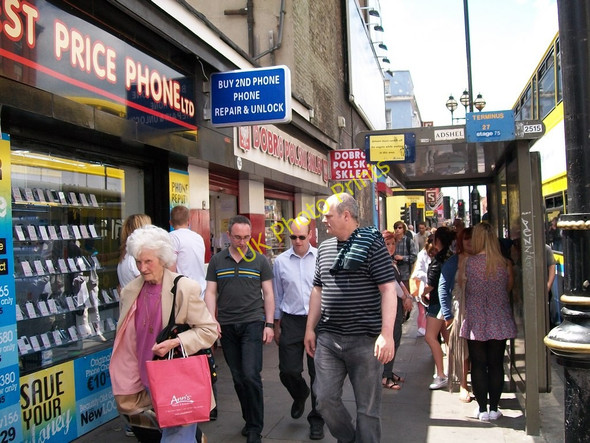 Photo 6"x4" Shoppers in Talbot Street Dublin\/O1534 c2010
