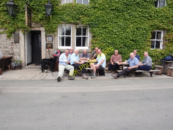 Photo 6"x4" A well earned pint (Craven Arms) Appletreewick c2010