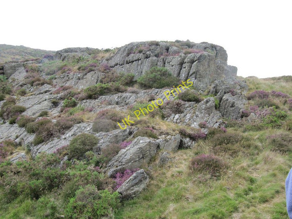 Photo 6"x4" Rocks on Yr Wylorn Nantserth c2010