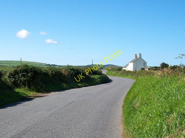 Photo 6"x4" The B4417 approaching Tai'r Lon Edern c2010
