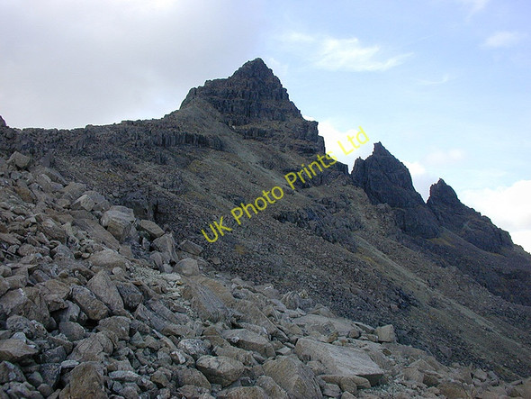 Photo 6"x4" Sgurr nan Gillean from the east ridge Knight's Peak c2004