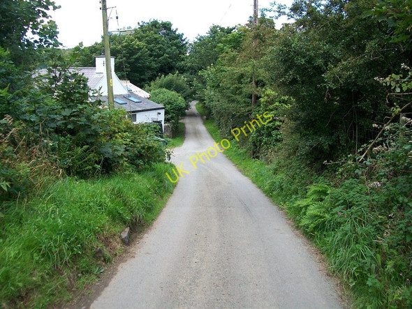 Photo 6"x4" The descent to Dinas along the mountain lane Dinas\/SH2636 c2010