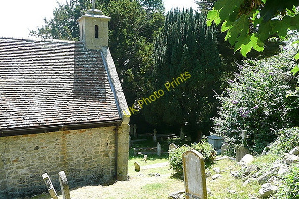 Photo 6"x4" Bonchurch old church Ventnor c2010