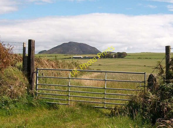 Photo 6"x4" View across farmland towards Tre-garnedd farm Rhos-dd\u00fb c2010
