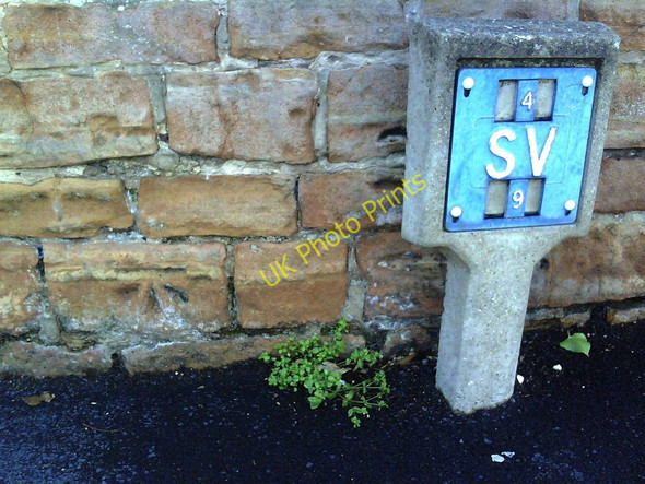 Photo 6"x4" Benchmark on wall of Ford Street Nottingham\/SK5641 c2010