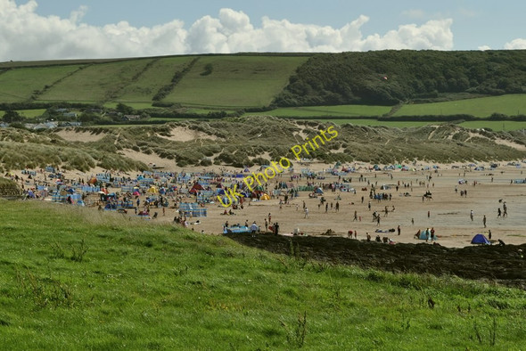 Photo 6"x4" Croyde Beach Croyde Bay\/SS4339 c2010