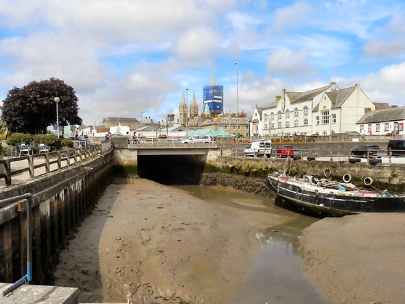 Photo 6"x4" Truro River - Approaching Truro Truro c2010