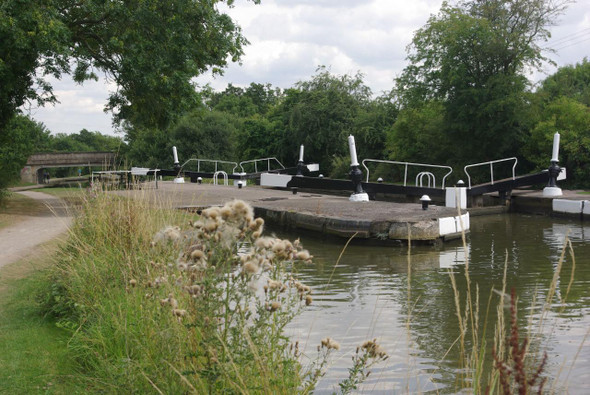 Photo 6"x4" Lock 32, Hatton Flight Budbrooke c2010