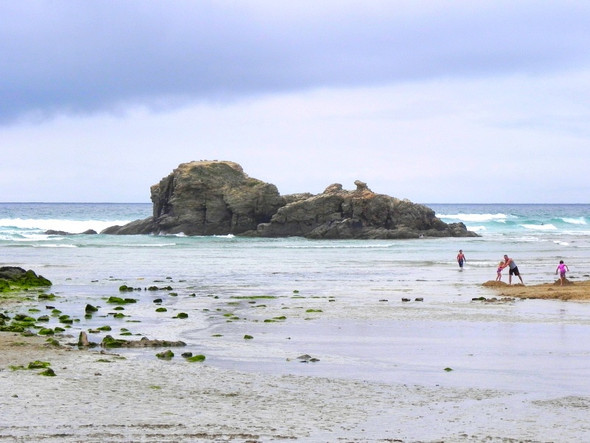 Photo 6"x4" Chapel Rock Perranporth c2010
