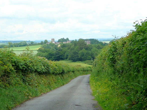 Photo 6"x4" Lane and view to St Weonards St Weonards c2010