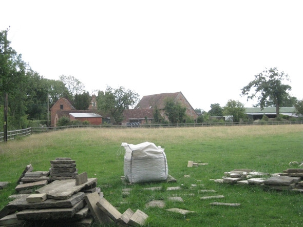 Photo 6"x4" Paving in prospect, Fen End Fen End\/SP2275 c2010