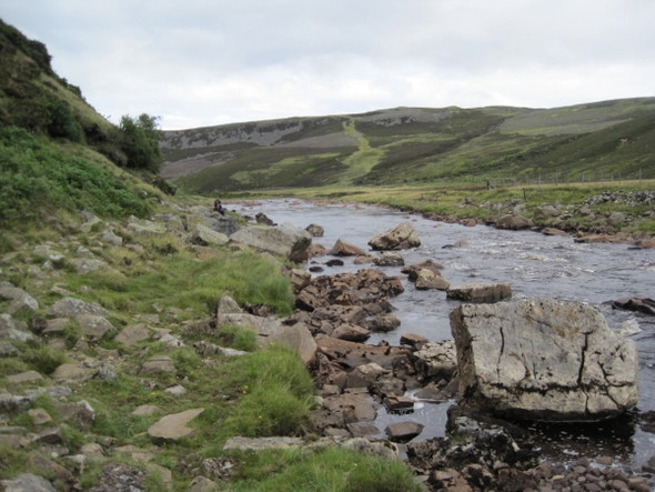 Photo 6"x4" River Tees below Falcon Clints Falcon Clints c2010