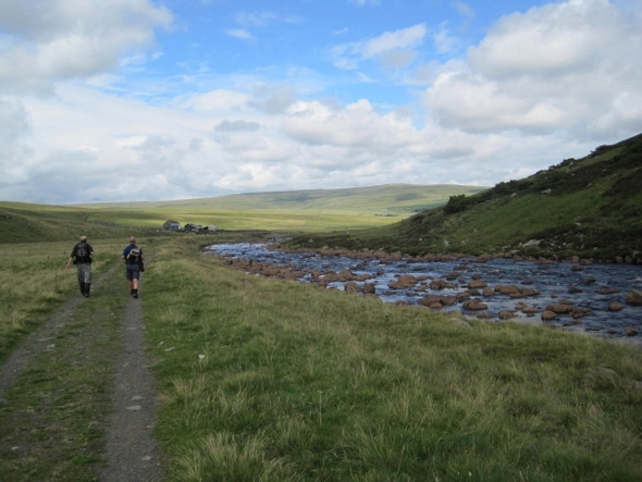 Photo 6"x4" Pennine Way approaching Widdy Bank Farm Langdon Beck\/NY8531 c2010
