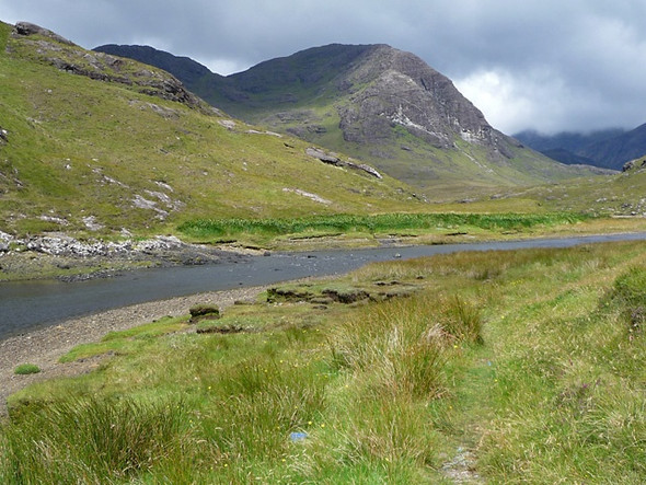 Photo 6"x4" Abhainn Camas Fhionnairigh Sgurr na Stri c2010