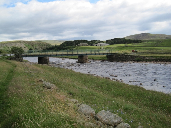 Photo 6"x4" Bridge across The River Tees Forest-in-Teesdale c2010