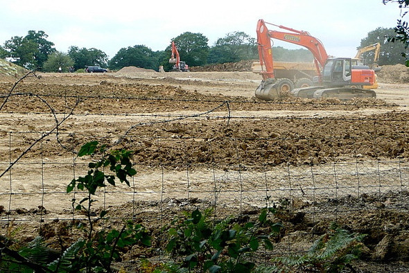 Photo 6"x4" Earthworks at Brinsbury North Heath\/TQ0621 c2010