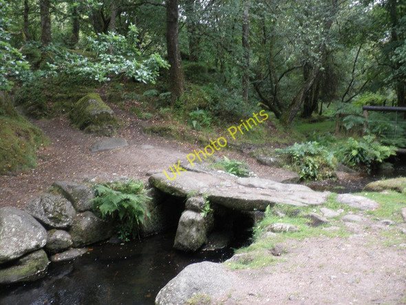 Photo 6"x4" Stone footbridge over Becka Brook Water\/SX7580 c2010