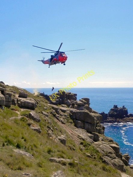 Photo 6"x4" Cliffs at Land's End Mayon c2010