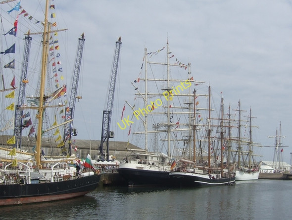 Photo 6"x4" Tall Ships in the North Basin Hartlepool c2010