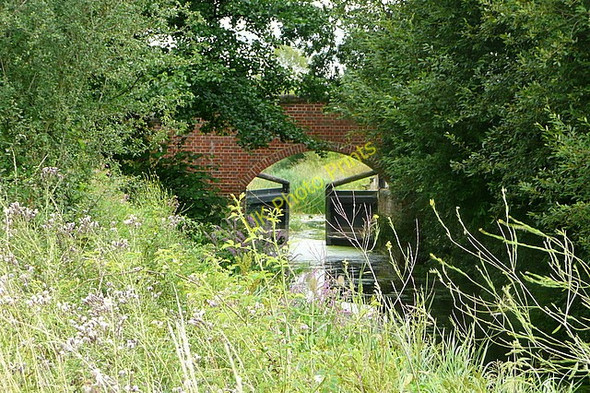 Photo 6"x4" Lordings Flood Gates Adversane c2010