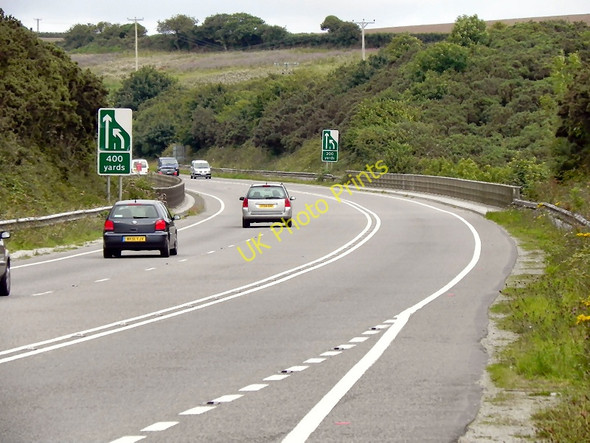 Photo 6"x4" A39 Towards Falmouth Penryn c2010