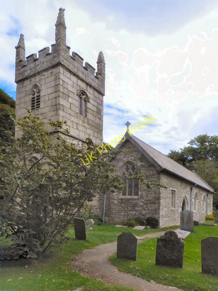 Photo 6"x4" Parish Church of St Mawnan Mawnan c2010