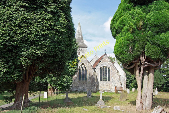 Photo 6"x4" St Peter & St Paul, Cudham, Kent Cudham c2010