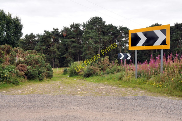 Photo 6"x4" Footpath to Spital Wood leaving the road to Drynie Park Drynie Park c2010