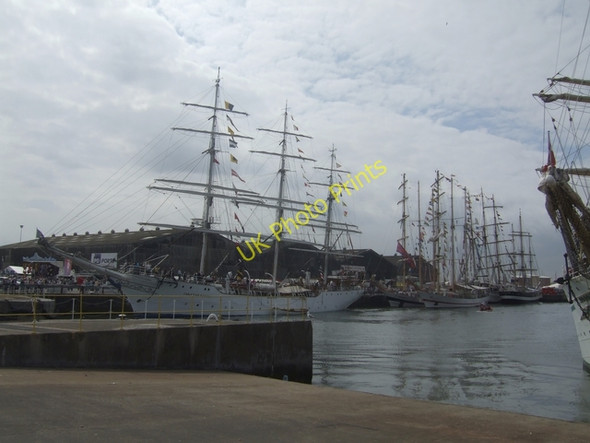 Photo 6"x4" Tall Ships in the North Basin Hartlepool c2010