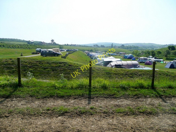 Photo 6"x4" Early summer campers Bridport c2010