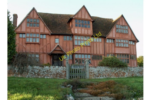 Photo 6"x4" A view of Monks Hall in Low Street, Glemsford Brook Street\/TL8248 c2007