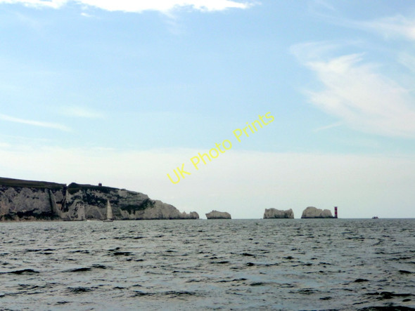 Photo 6"x4" The Needles and Old Battery, Isle of Wight Totland c2010